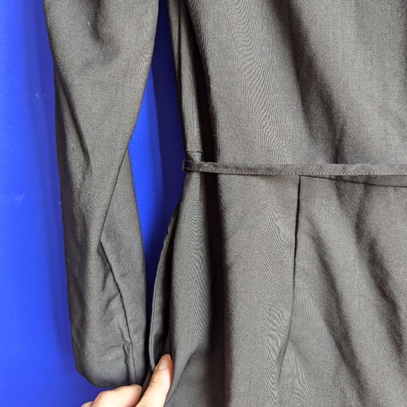 COS Black Long Sleeve Jumpsuit with Sleeve Tie - Picture 6 of 7